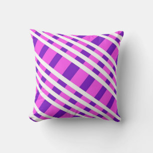 Modern Stylish Plaid Pattern Cushion