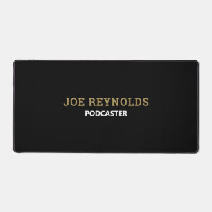 Modern & Stylish Podcaster, Podcast Desk Mat