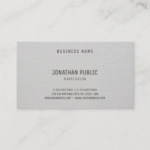 Modern Stylish Professional Design Elegant Plain Business Card