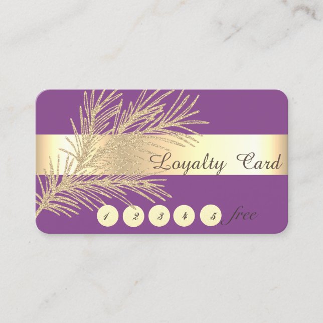 Modern Stylish,Professional  Loyalty Card Card (Front)