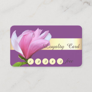 Modern Stylish,Professional,Magnolia Loyalty Card