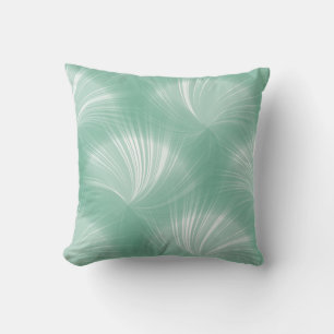 Modern Stylish Teal Green Elegant Pattern Cushion