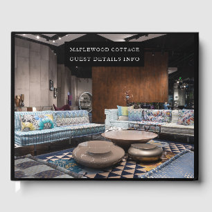 Modern Stylish Vacation Guest Comments Book