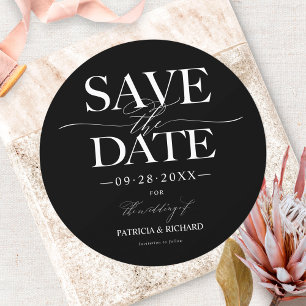 Modern Stylish Wedding Save The Date Non Photo Invitation