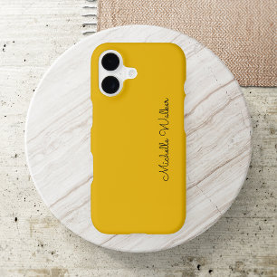 Modern Stylish Yellow & Black Preppy Cute Girly