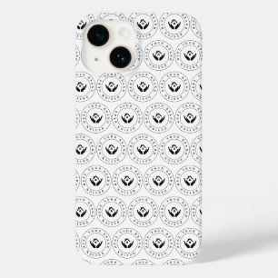 Modern stylist editable logo Case-Mate iPhone 14 case
