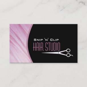 Modern Stylist Salon Appointment Business Card