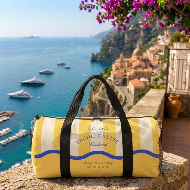 Modern Summer Bachelorette Weekend Duffle Bag (Creator Uploaded)