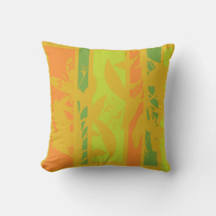 Modern Summer Fiesta Floral Cushion