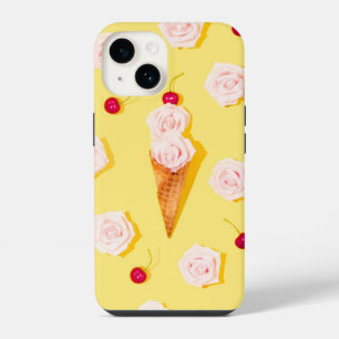 Modern Summer Floral Ice-cream   Summer iPhone 14 Case