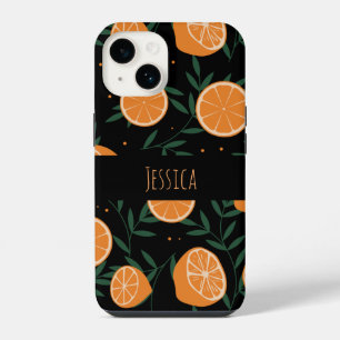 Modern Summer Fruit Botanical Pattern iPhone 14 Case