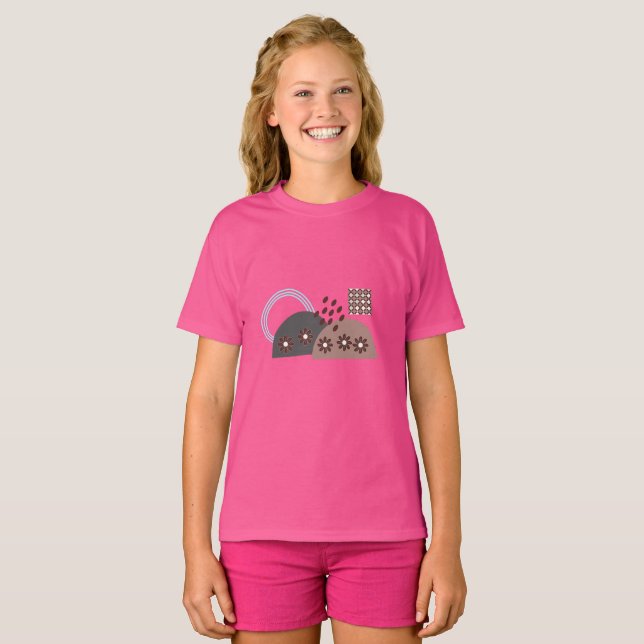 Modern Summer Kids Boho T-Shirt (Front Full)
