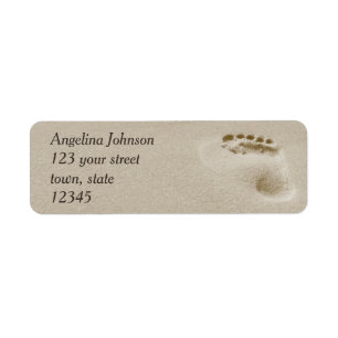 Modern Summer Return Address