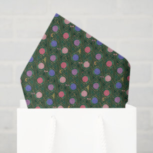 Modern Sunlit Hydrangea Garden Bronze Small Tissue Paper