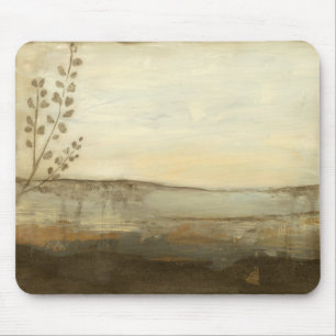 Modern Sunset Landscape Oil Painting Mouse Mat