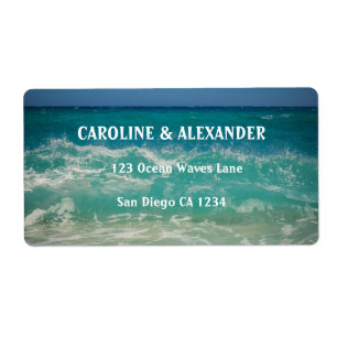 Modern Sunset Ocean Water Tropical Beach Wedding