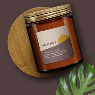 Modern Sunset Product Label