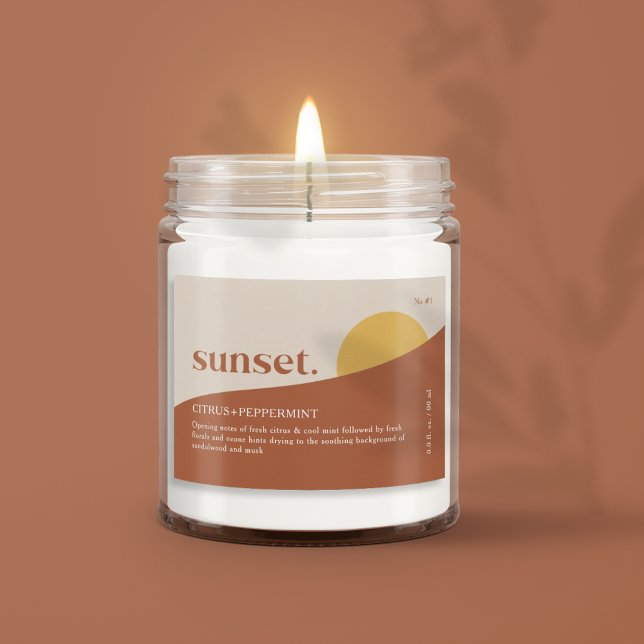 Modern Sunset Product Label (Creator Uploaded)