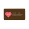 Modern Sweetheart Address Labels