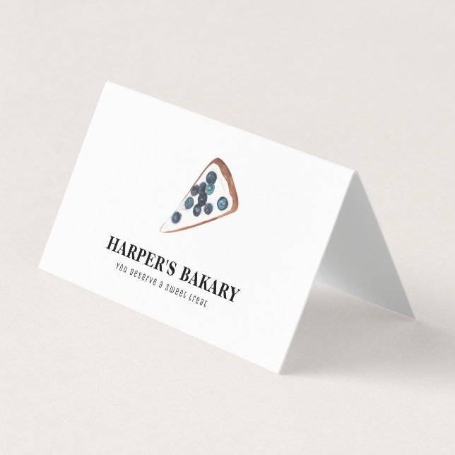 Modern Sweets Bakery Professional Business  Business Card (Front)