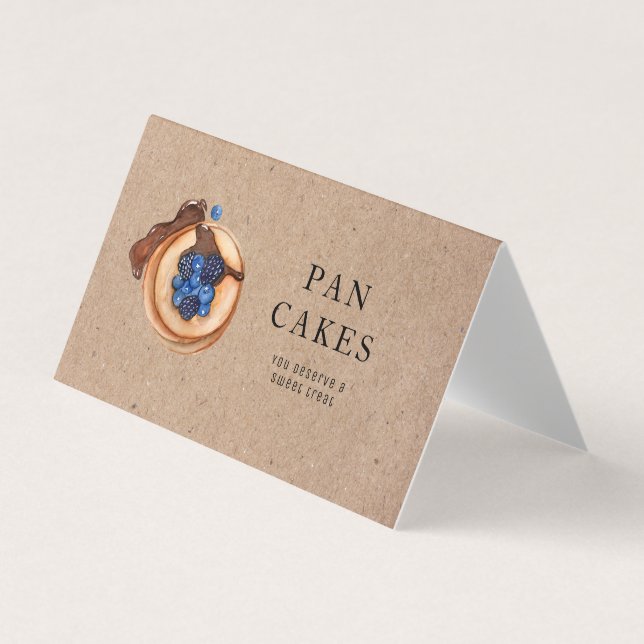 Modern Sweets Pancake Bakery Professional Business Business Card (Front)