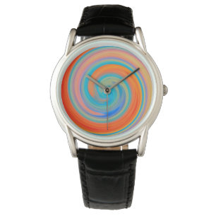Modern Swirl Abstract Art #116 Watch
