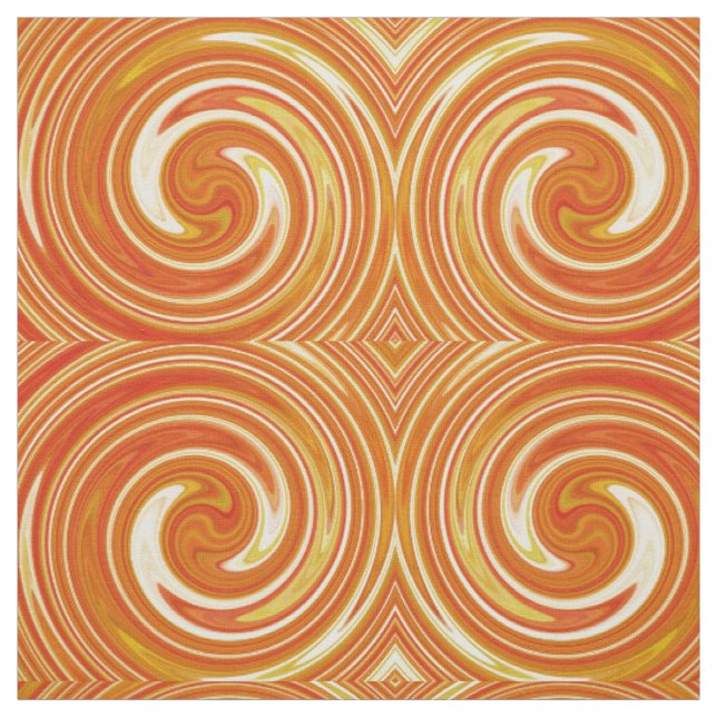 Modern Swirl Abstract Art #11 Fabric (Swatch)