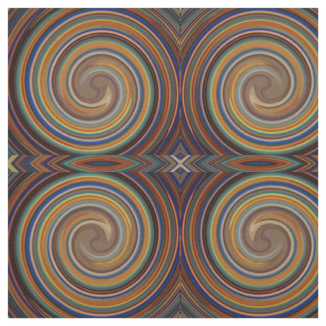 Modern Swirl Abstract Art #23 Fabric (Swatch)