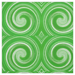 Modern Swirl Abstract Art #26 Fabric