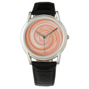 Modern Swirl Abstract Art #4 Watch