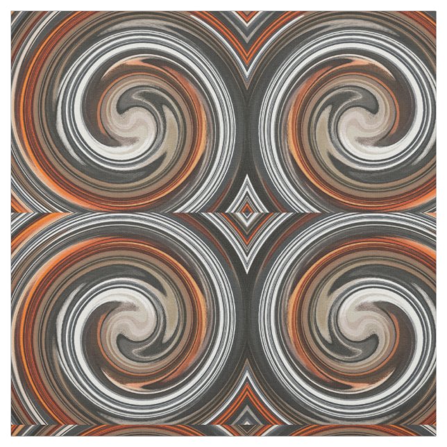 Modern Swirl Abstract Art #5 Fabric (Swatch)