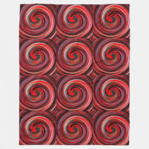 Modern Swirl Abstract Art #6 Fleece Blanket