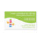 Modern Swirl Colourful Chiropractic Business Cards