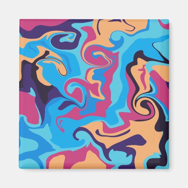 Modern Swirl Magnet (Front)