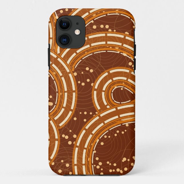 Modern Swirl Pattern Case-Mate iPhone Case (Back)