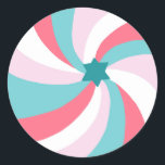 Modern Swirl Star of David Bar Bar Mitzvah Custom Classic Round Sticker<br><div class="desc">Perfect sticker for a bat mitzvah, bar mitzvah or other Jewish celebration! Hand made art for you. FULLY CUSTOMIZABLE! Click "edit using design tool" to add text and adjust the fonts, colours and placements. THANK YOU FOR SUPPORTING INDEPENDENT ARTISTS! All artwork and designs are created by me. I love to...</div>