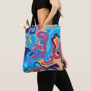 Modern Swirl Tote Bag