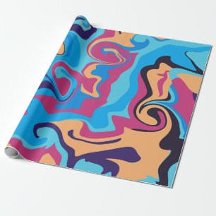 Modern Swirl Wrapping Paper