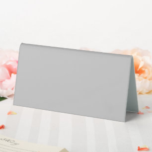 Modern Table Tent Sign   Elegant Minimal Display
