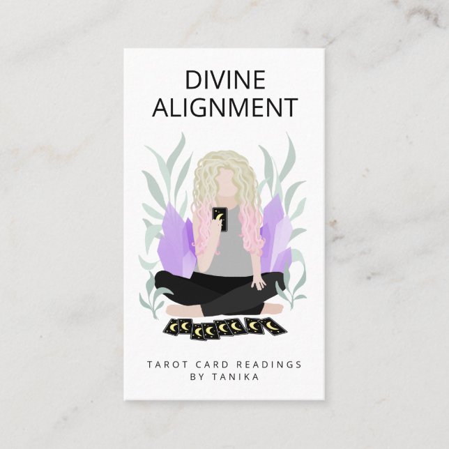 Modern Tarot Card Reader (Front)