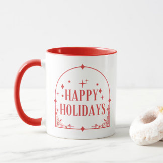 modern tarot holiday party christmas mug