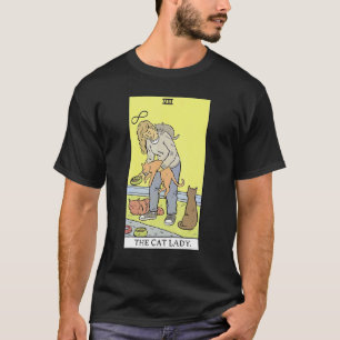 Modern Tarot The Cat Lady My Black Cat T-Shirt