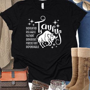Modern Taurus Zodiac Horoscope  T-Shirt