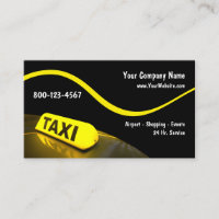 Modern Taxi Business Cards