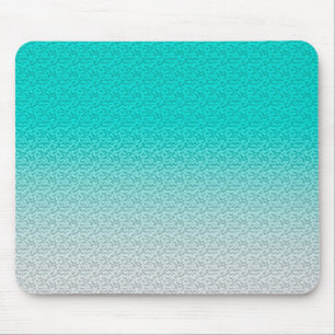 Modern Teal Blue Gradient Mouse Mat