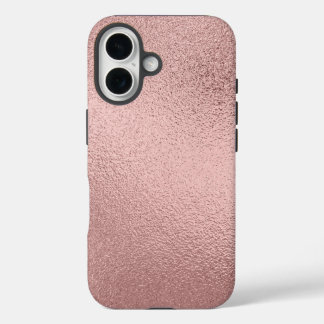 Modern Teal Gold Pink  iPhone 16 Case