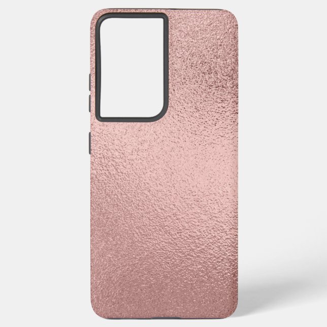 Modern Teal Gold Pink  Samsung Galaxy S21 Ultra Case (Back)