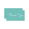 Modern Teal Thank You