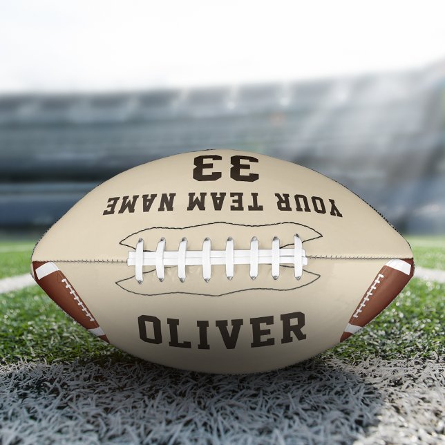 Modern Team Name Player Name Number Custom American Football (Creator Uploaded)