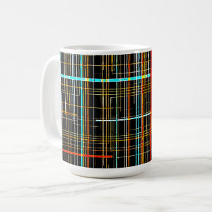 Modern Tech Art Design Coffee Mug